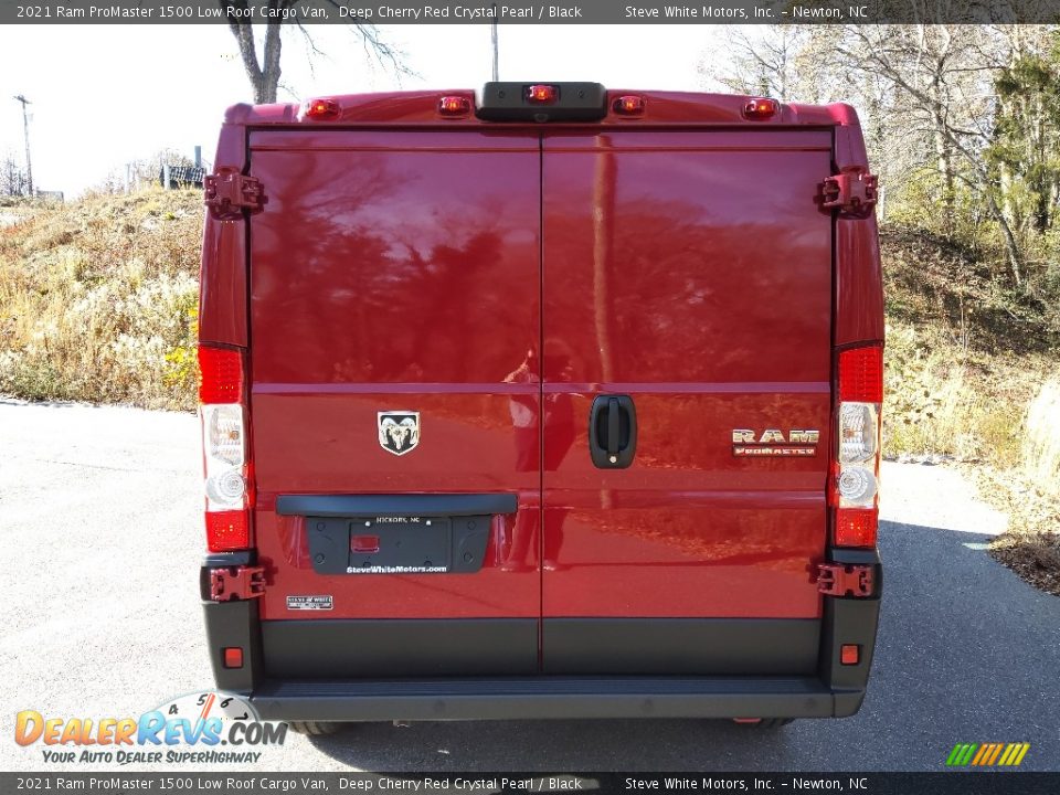 2021 Ram ProMaster 1500 Low Roof Cargo Van Deep Cherry Red Crystal Pearl / Black Photo #7