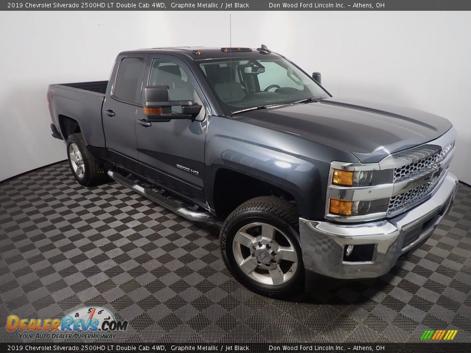 2019 Chevrolet Silverado 2500HD LT Double Cab 4WD Graphite Metallic / Jet Black Photo #3