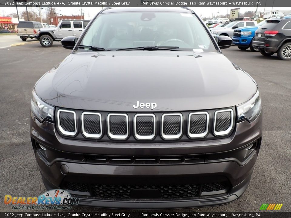 2022 Jeep Compass Latitude 4x4 Granite Crystal Metallic / Steel Gray Photo #9