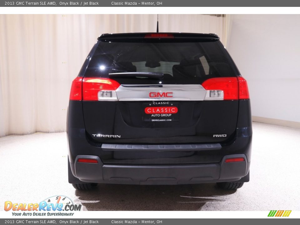 2013 GMC Terrain SLE AWD Onyx Black / Jet Black Photo #17