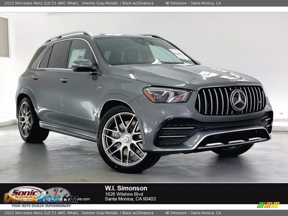 2022 Mercedes-Benz GLE 53 AMG 4Matic Selenite Gray Metallic / Black w/Dinamica Photo #1