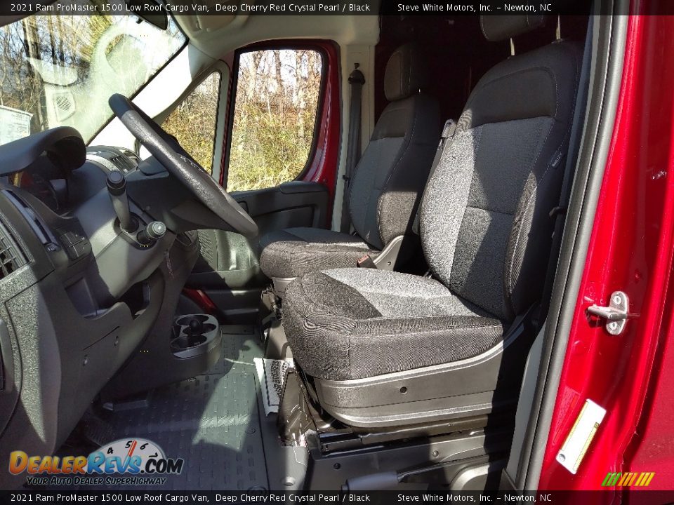 2021 Ram ProMaster 1500 Low Roof Cargo Van Deep Cherry Red Crystal Pearl / Black Photo #10