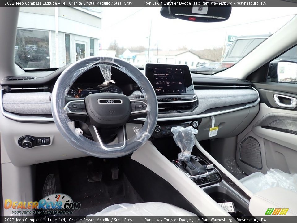 2022 Jeep Compass Latitude 4x4 Granite Crystal Metallic / Steel Gray Photo #13