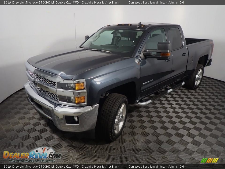 2019 Chevrolet Silverado 2500HD LT Double Cab 4WD Graphite Metallic / Jet Black Photo #9