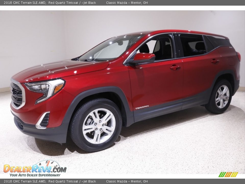 2018 GMC Terrain SLE AWD Red Quartz Tintcoat / ­Jet Black Photo #3