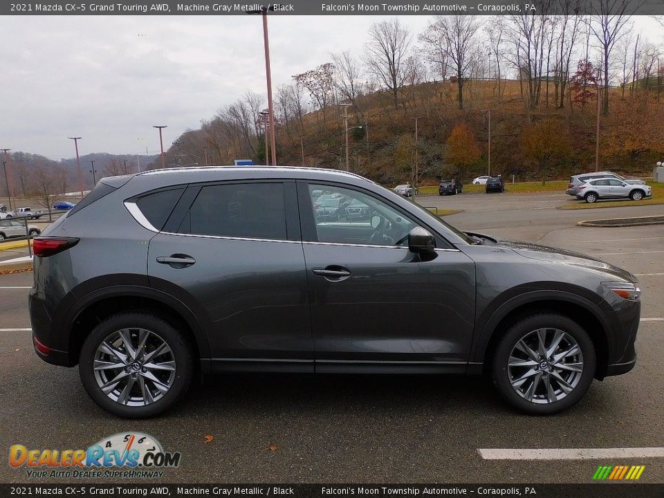 2021 Mazda CX-5 Grand Touring AWD Machine Gray Metallic / Black Photo #1