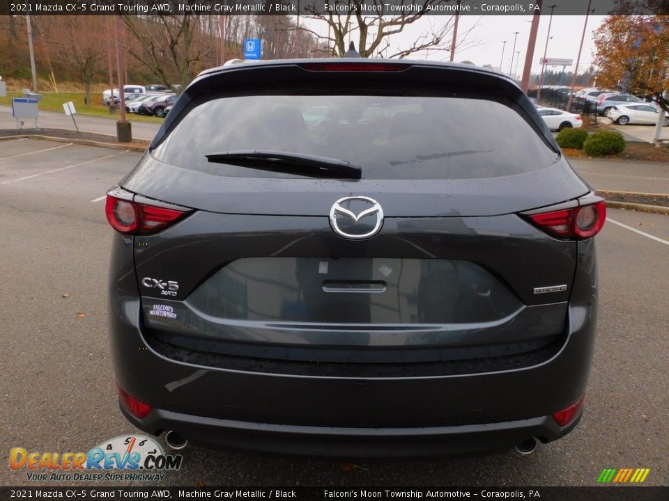 2021 Mazda CX-5 Grand Touring AWD Machine Gray Metallic / Black Photo #3