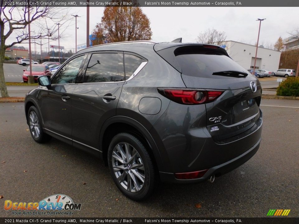 2021 Mazda CX-5 Grand Touring AWD Machine Gray Metallic / Black Photo #5