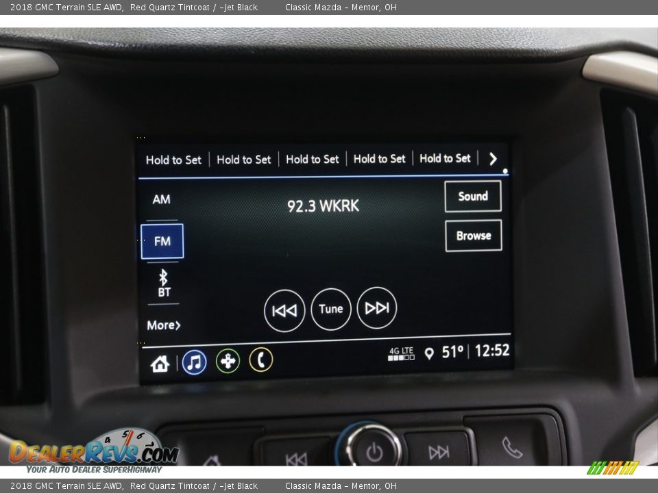 2018 GMC Terrain SLE AWD Red Quartz Tintcoat / ­Jet Black Photo #10