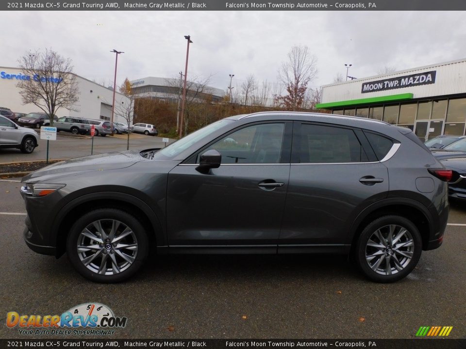 2021 Mazda CX-5 Grand Touring AWD Machine Gray Metallic / Black Photo #6