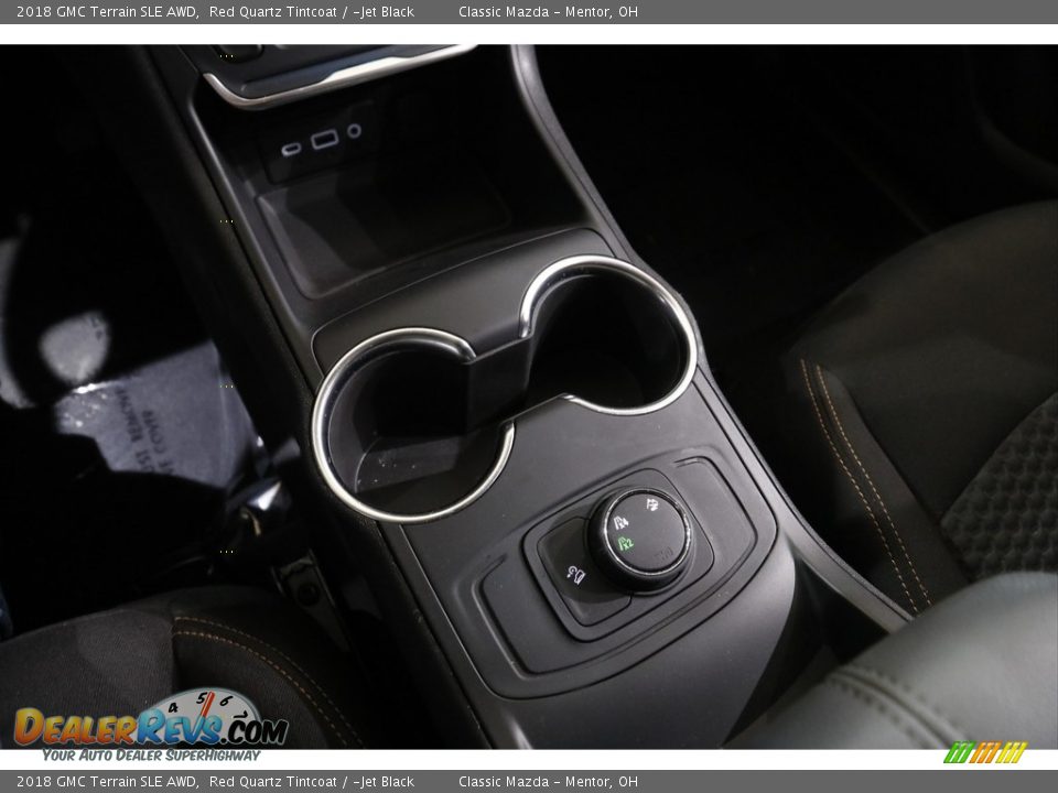 2018 GMC Terrain SLE AWD Red Quartz Tintcoat / ­Jet Black Photo #12