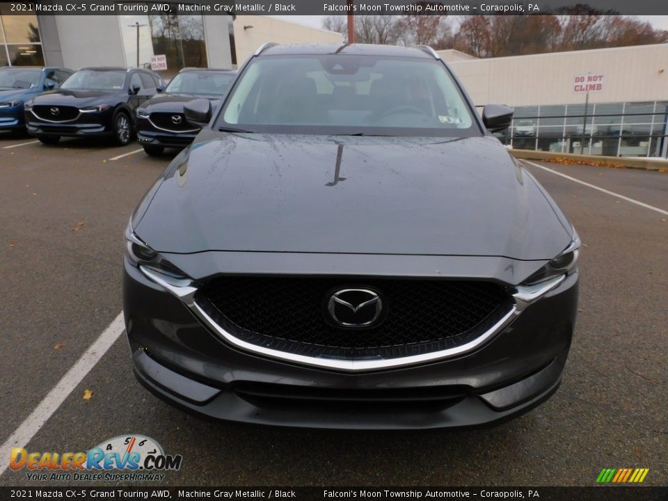 2021 Mazda CX-5 Grand Touring AWD Machine Gray Metallic / Black Photo #8