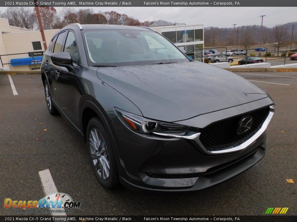 2021 Mazda CX-5 Grand Touring AWD Machine Gray Metallic / Black Photo #9