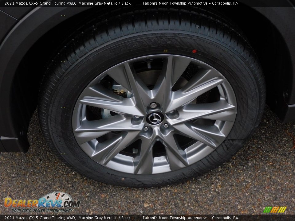 2021 Mazda CX-5 Grand Touring AWD Machine Gray Metallic / Black Photo #10