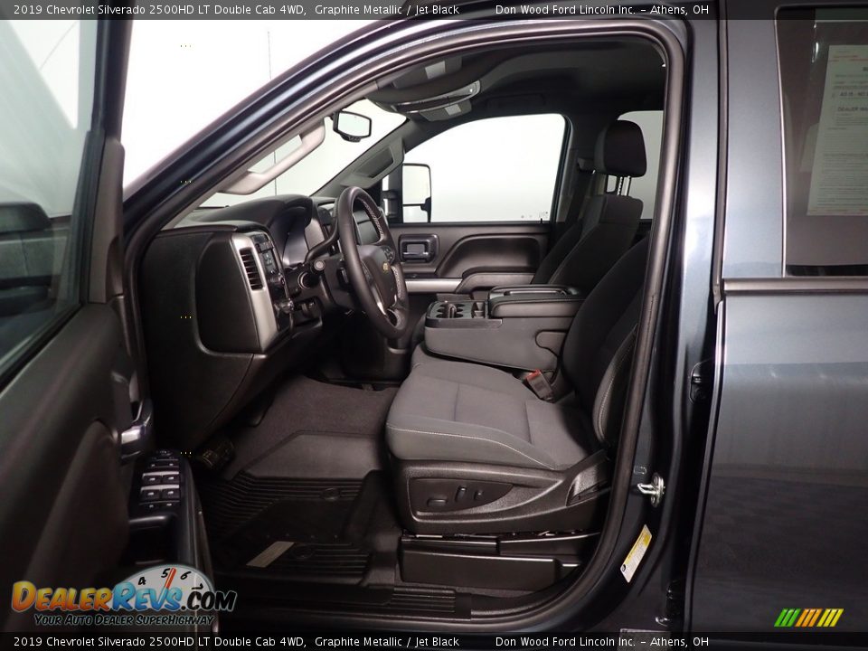 2019 Chevrolet Silverado 2500HD LT Double Cab 4WD Graphite Metallic / Jet Black Photo #21