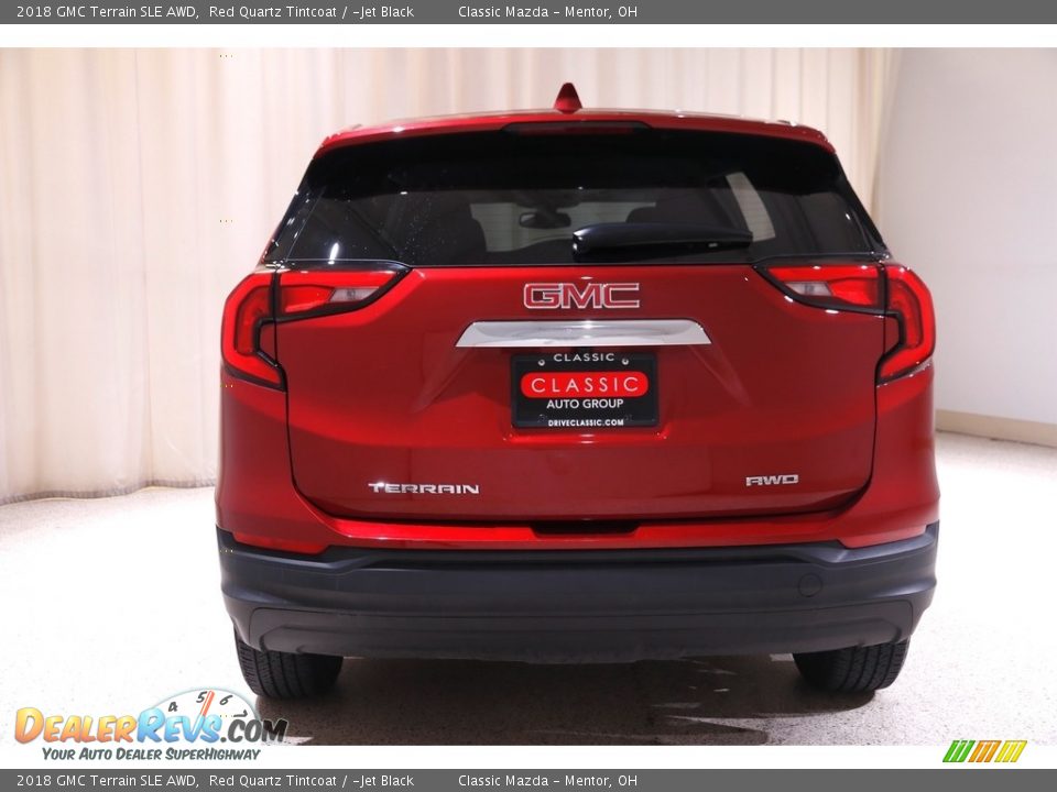 2018 GMC Terrain SLE AWD Red Quartz Tintcoat / ­Jet Black Photo #17