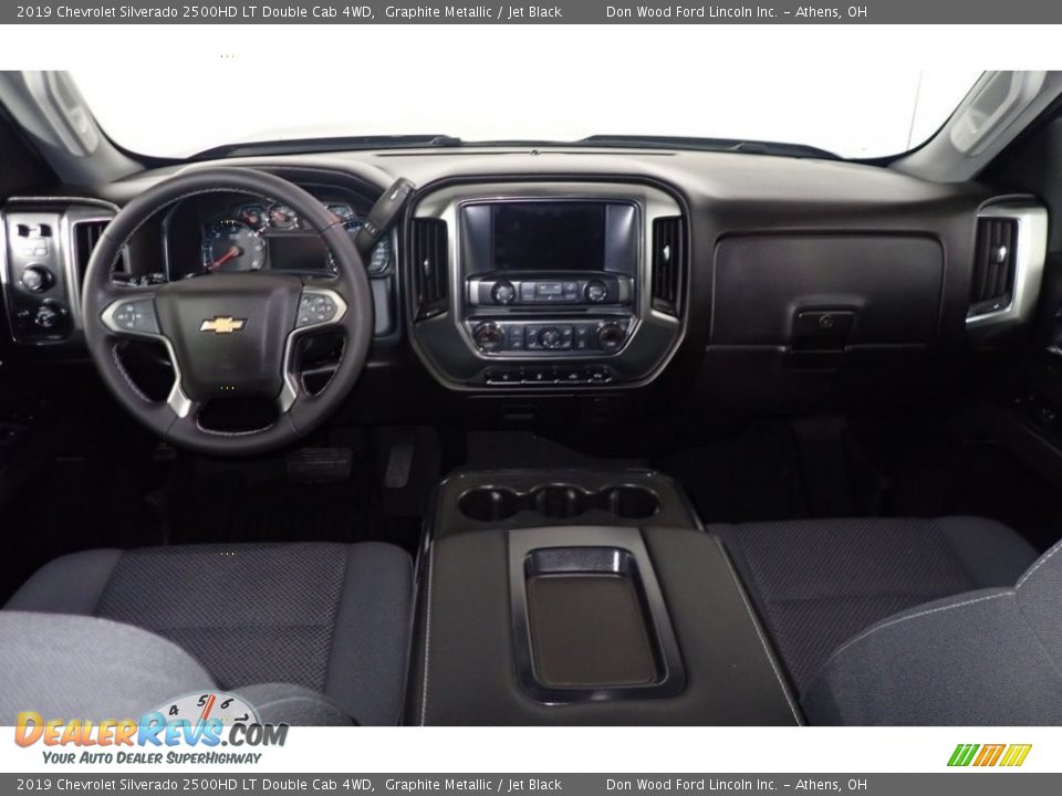 2019 Chevrolet Silverado 2500HD LT Double Cab 4WD Graphite Metallic / Jet Black Photo #23