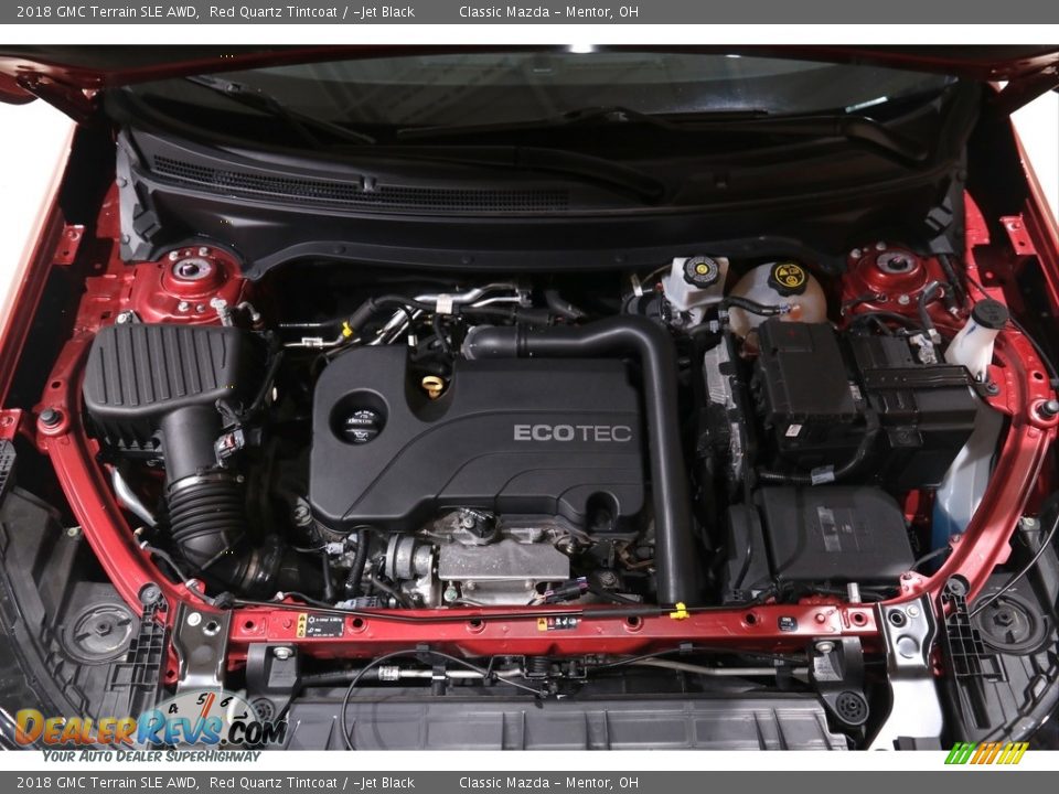 2018 GMC Terrain SLE AWD Red Quartz Tintcoat / ­Jet Black Photo #18