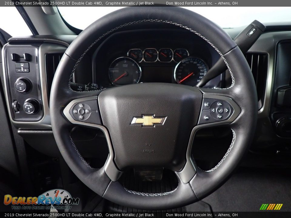 2019 Chevrolet Silverado 2500HD LT Double Cab 4WD Graphite Metallic / Jet Black Photo #26