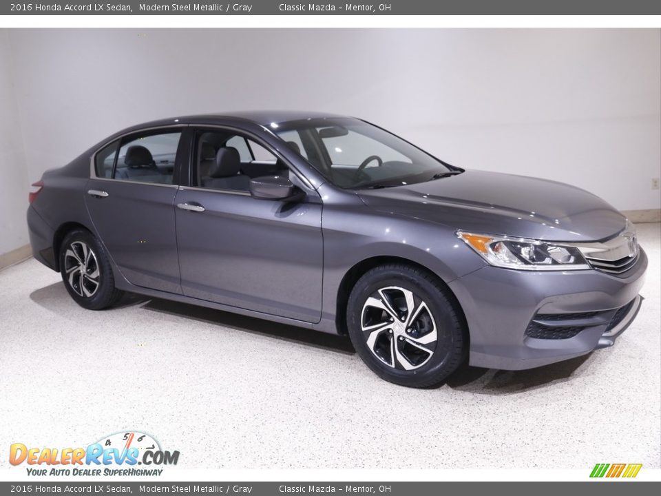 2016 Honda Accord LX Sedan Modern Steel Metallic / Gray Photo #1