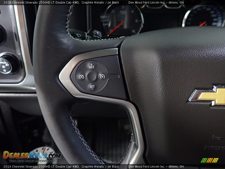 2019 Chevrolet Silverado 2500HD LT Double Cab 4WD Graphite Metallic / Jet Black Photo #28