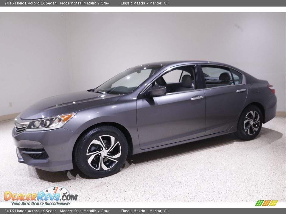 2016 Honda Accord LX Sedan Modern Steel Metallic / Gray Photo #3