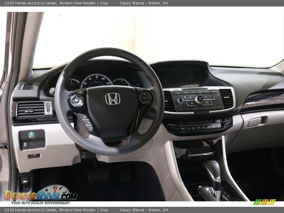 2016 Honda Accord LX Sedan Modern Steel Metallic / Gray Photo #6