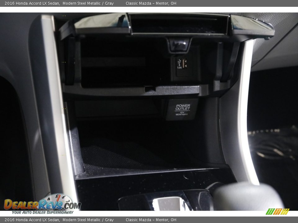 2016 Honda Accord LX Sedan Modern Steel Metallic / Gray Photo #14