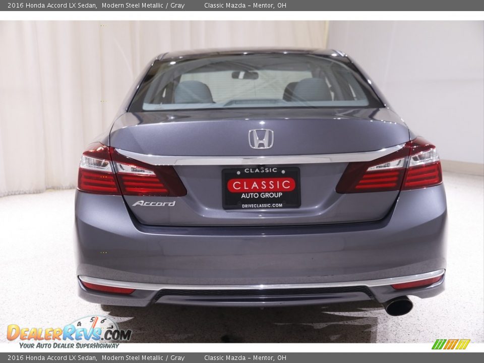 2016 Honda Accord LX Sedan Modern Steel Metallic / Gray Photo #18
