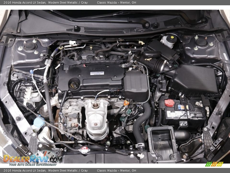 2016 Honda Accord LX Sedan Modern Steel Metallic / Gray Photo #19