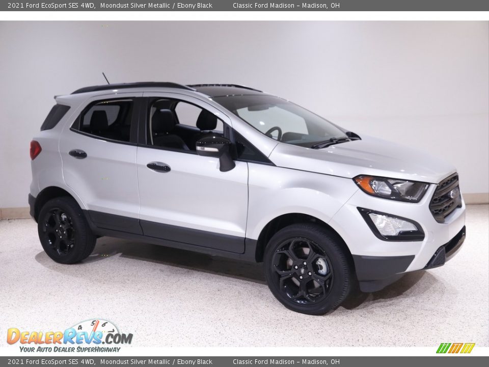 2021 Ford EcoSport SES 4WD Moondust Silver Metallic / Ebony Black Photo #1
