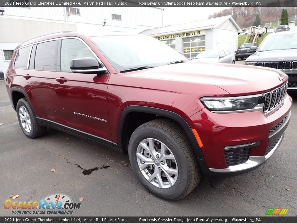 2021 Jeep Grand Cherokee L Limited 4x4 Velvet Red Pearl / Black Photo #8