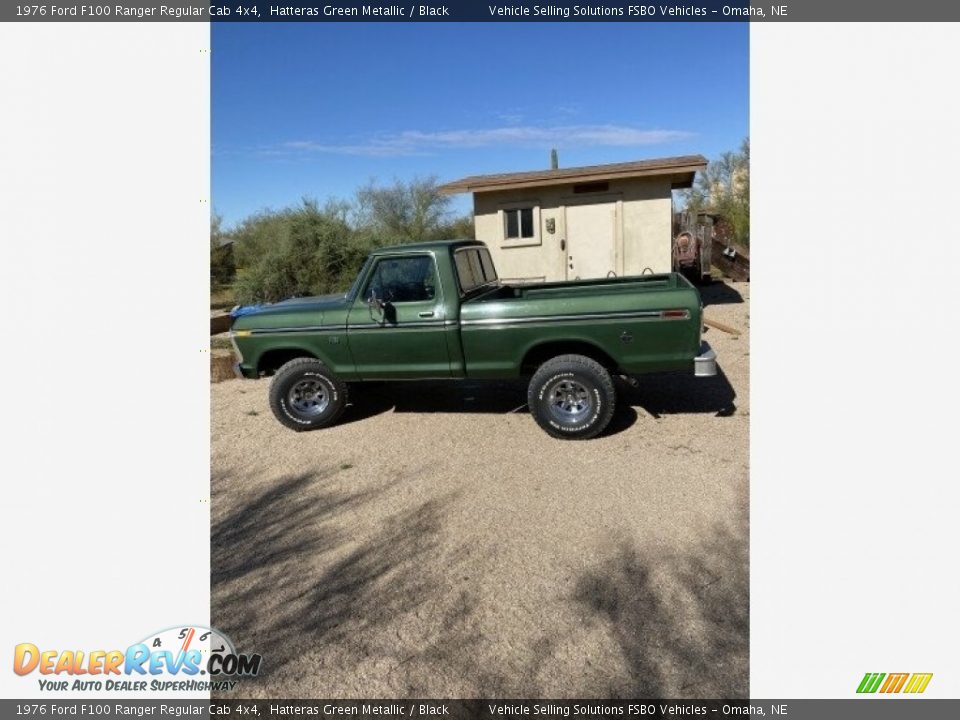 Hatteras Green Metallic 1976 Ford F100 Ranger Regular Cab 4x4 Photo #1