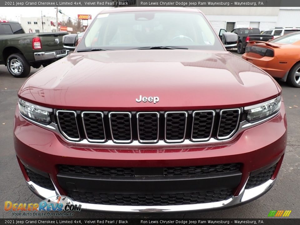 2021 Jeep Grand Cherokee L Limited 4x4 Velvet Red Pearl / Black Photo #9