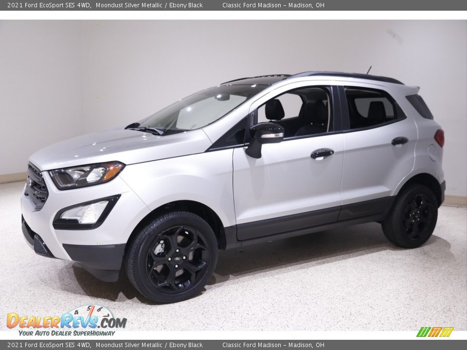 2021 Ford EcoSport SES 4WD Moondust Silver Metallic / Ebony Black Photo #3