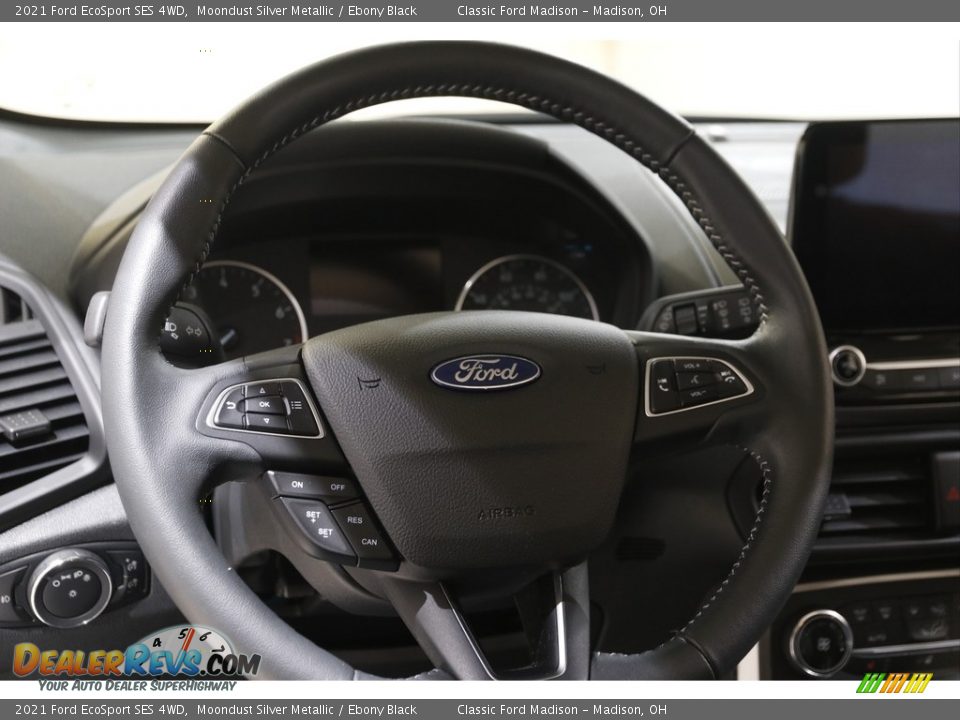 2021 Ford EcoSport SES 4WD Moondust Silver Metallic / Ebony Black Photo #7