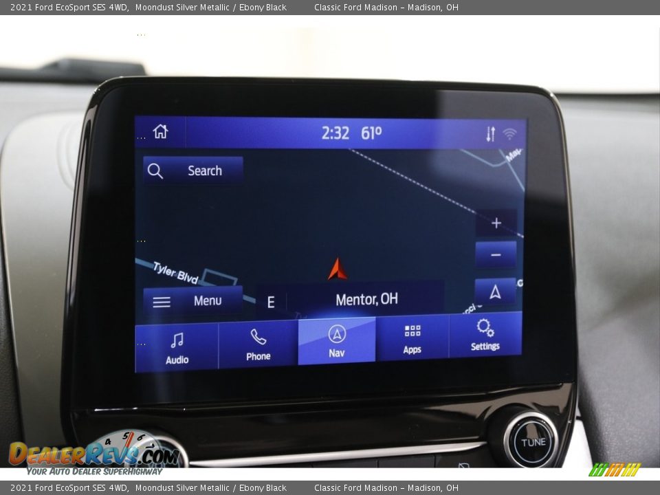2021 Ford EcoSport SES 4WD Moondust Silver Metallic / Ebony Black Photo #10