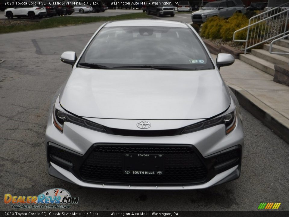 2020 Toyota Corolla SE Classic Silver Metallic / Black Photo #10