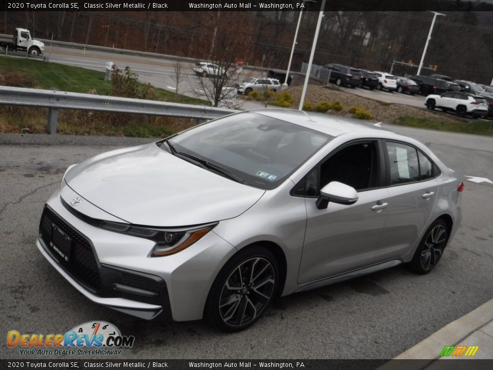 2020 Toyota Corolla SE Classic Silver Metallic / Black Photo #11