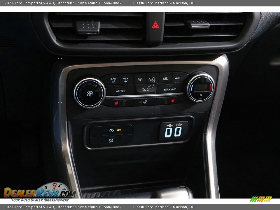 2021 Ford EcoSport SES 4WD Moondust Silver Metallic / Ebony Black Photo #13