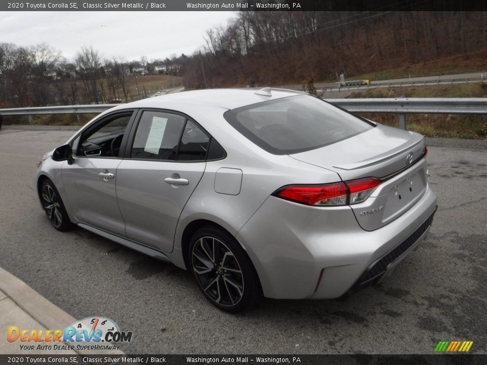 2020 Toyota Corolla SE Classic Silver Metallic / Black Photo #13