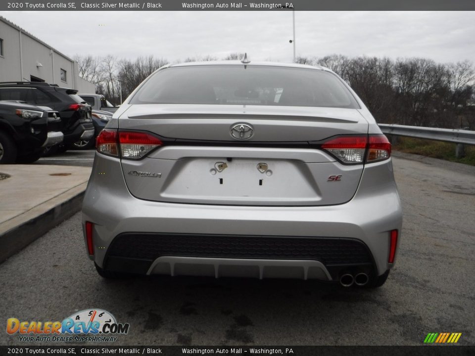 2020 Toyota Corolla SE Classic Silver Metallic / Black Photo #14