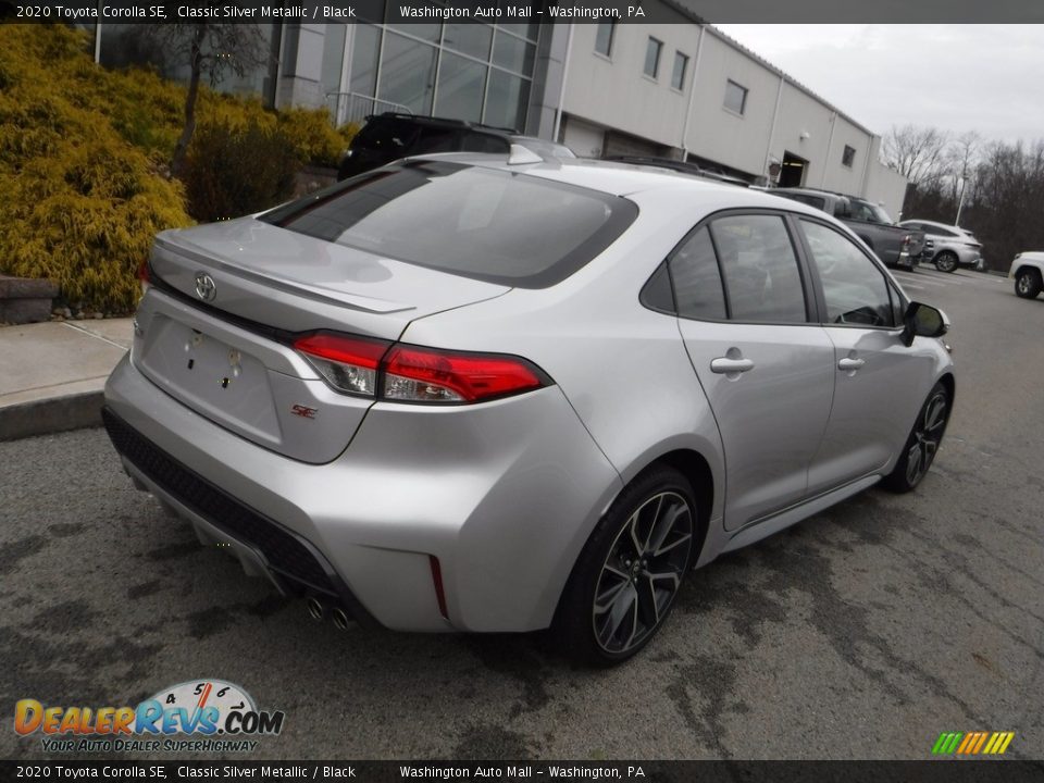 2020 Toyota Corolla SE Classic Silver Metallic / Black Photo #15