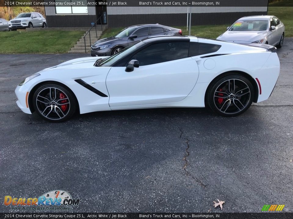 2014 Chevrolet Corvette Stingray Coupe Z51 Arctic White / Jet Black Photo #1