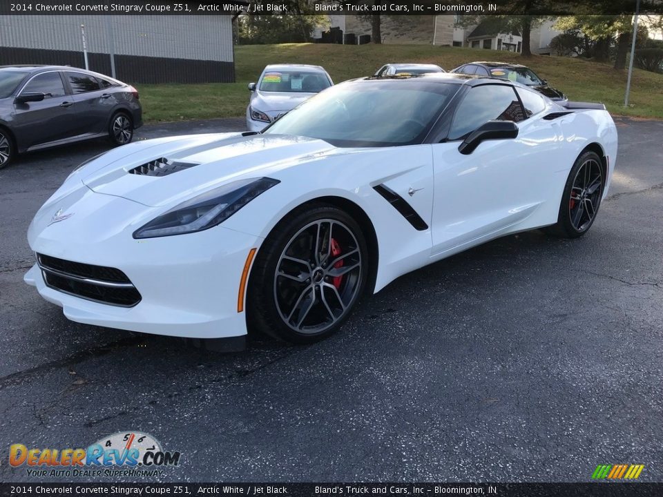 2014 Chevrolet Corvette Stingray Coupe Z51 Arctic White / Jet Black Photo #2