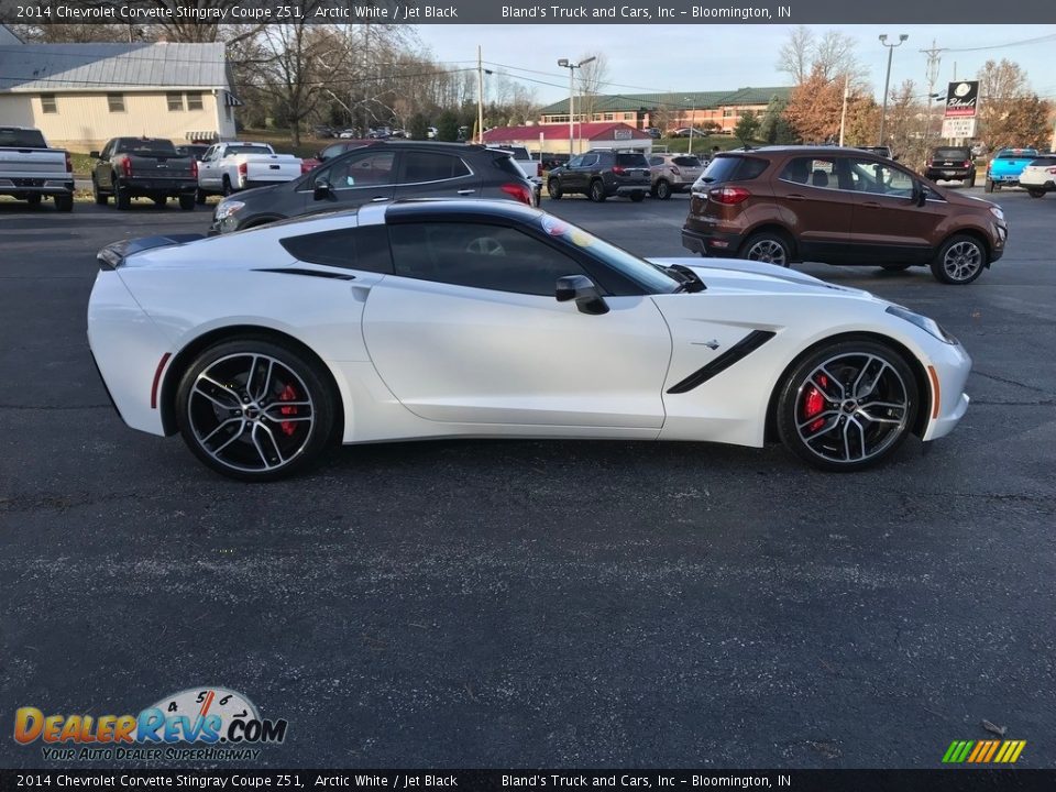 2014 Chevrolet Corvette Stingray Coupe Z51 Arctic White / Jet Black Photo #5