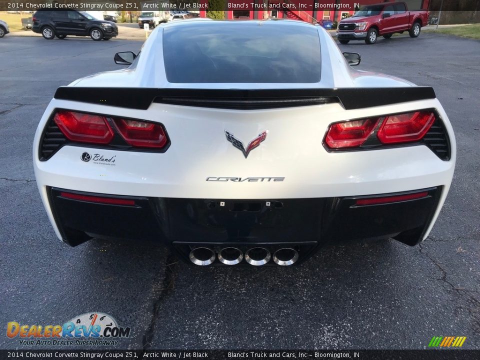 2014 Chevrolet Corvette Stingray Coupe Z51 Arctic White / Jet Black Photo #7