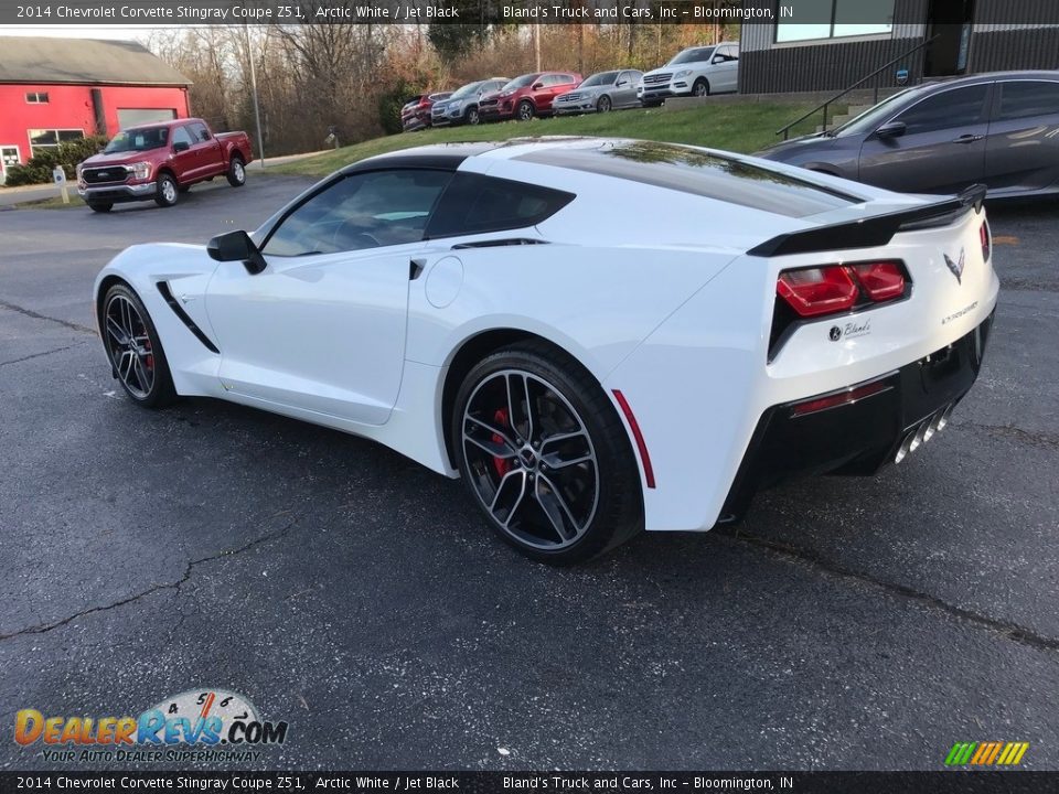 2014 Chevrolet Corvette Stingray Coupe Z51 Arctic White / Jet Black Photo #8