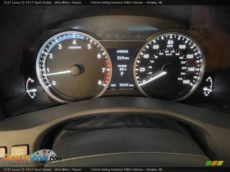 2015 Lexus GS 350 F Sport Sedan Gauges Photo #2