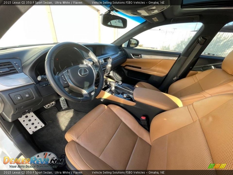 Flaxen Interior - 2015 Lexus GS 350 F Sport Sedan Photo #3